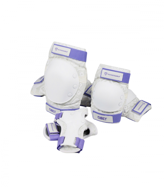 Protecciones Cobet White/Purple